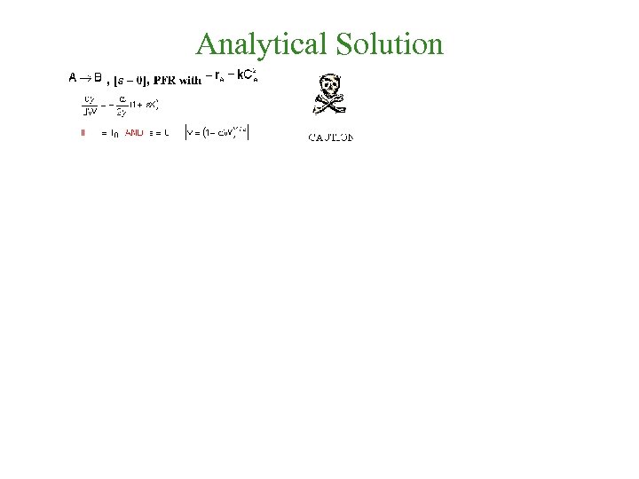 Analytical Solution 