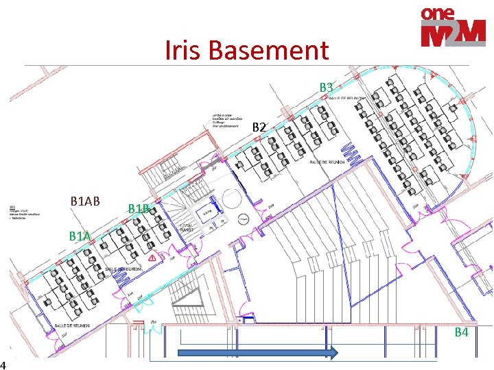 4 Iris Basement B 3 B 2 B 1 AB B 1 A B