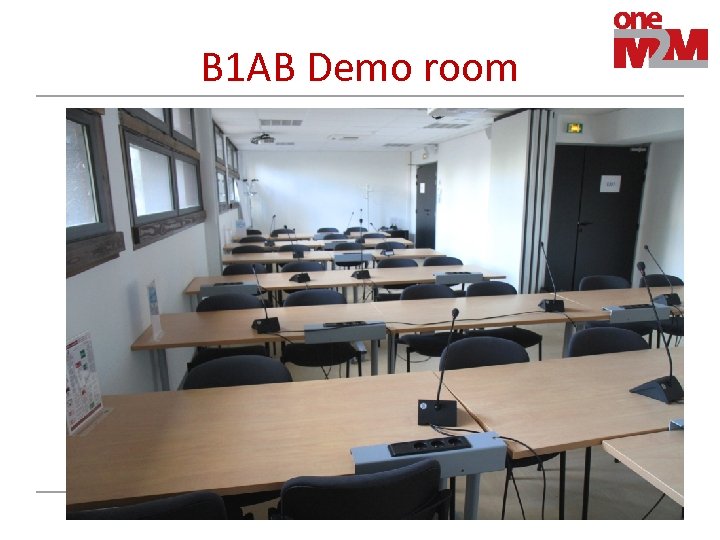 B 1 AB Demo room 