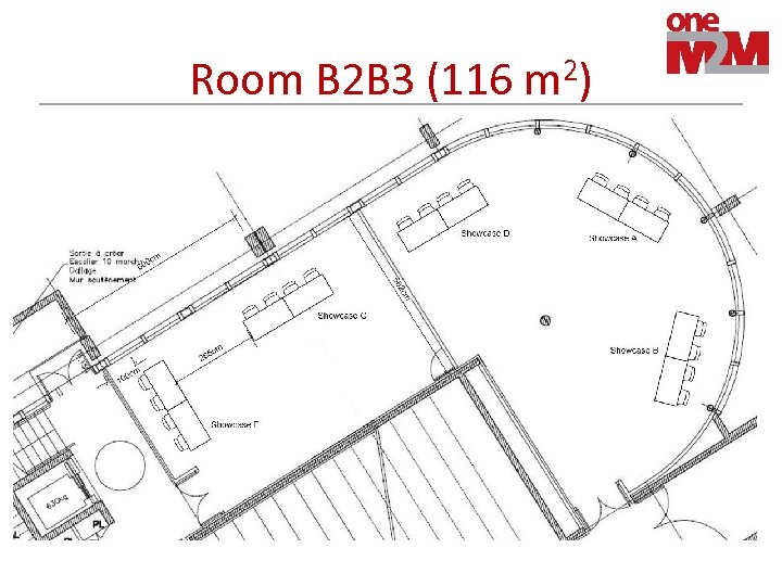 Room B 2 B 3 (116 m 2) 