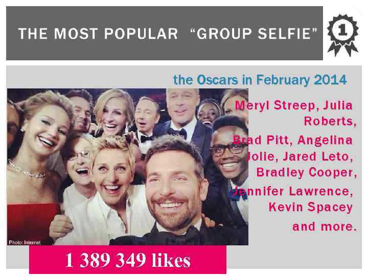 the Oscars in February 2014 Meryl Streep, Julia Roberts, Brad Pitt, Angelina Jolie, Jared