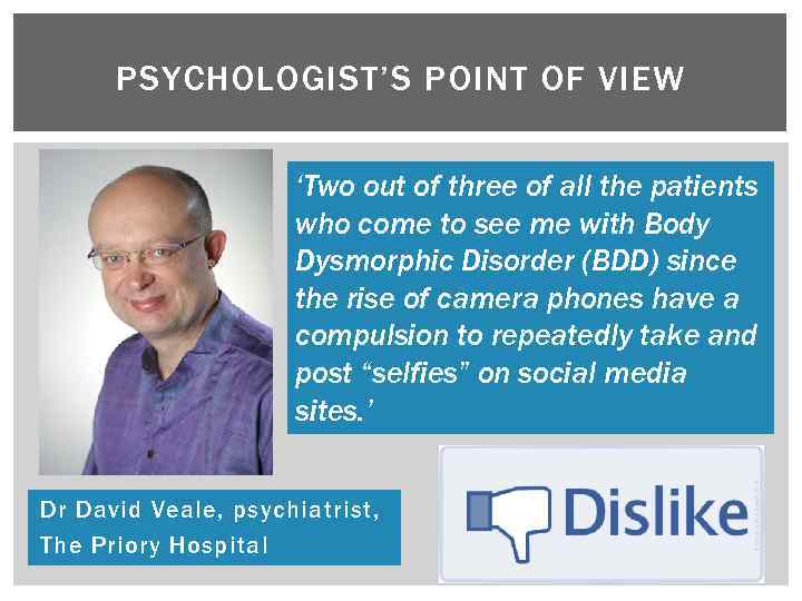 PSYCHOLOGIST’S POINT OF VIEW ‘Two out of three of all the patients who come