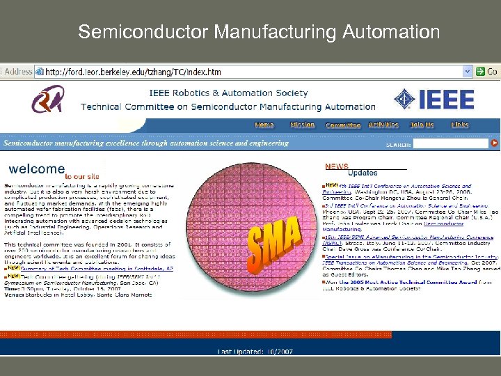 Semiconductor Manufacturing Automation 