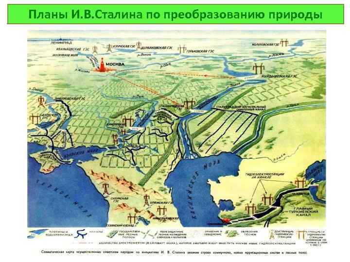Планы И. В. Сталина по преобразованию природы 