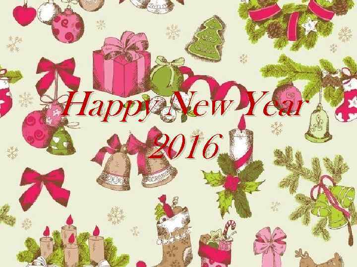 Happy New Year 2016 