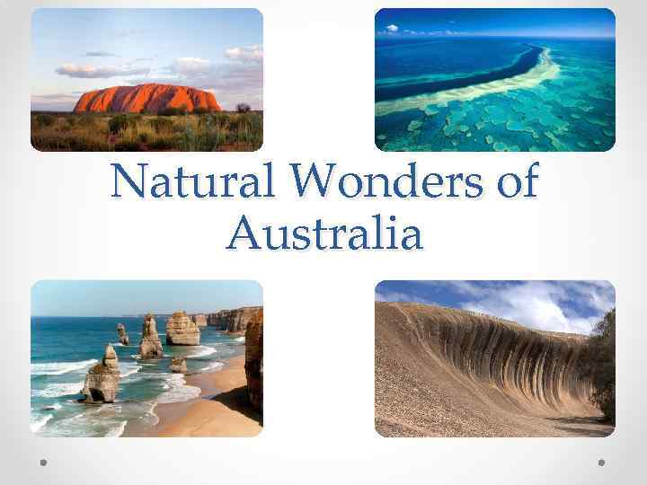 Natural Wonders of Australia 