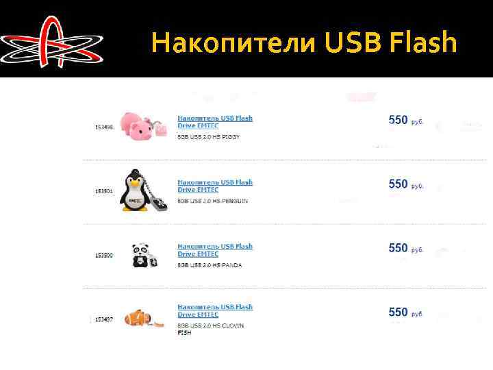 Накопители USB Flash 