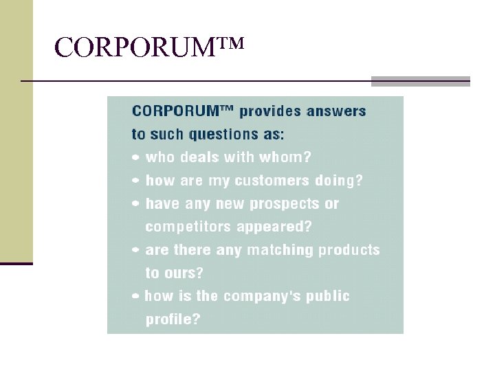 CORPORUM™ 
