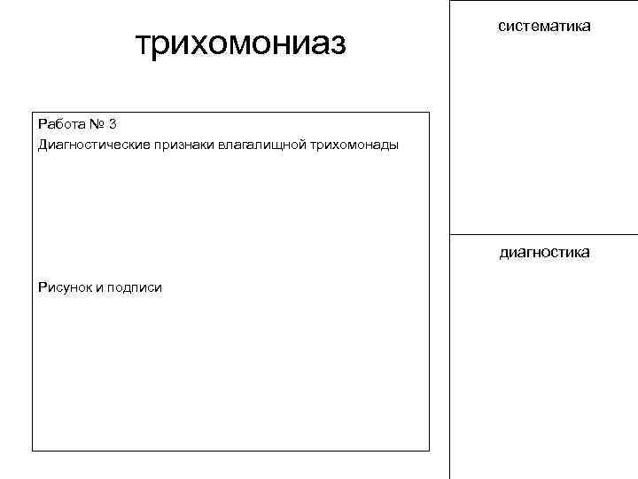трихомониаз систематика Работа № 3 Диагностические признаки влагалищной трихомонады диагностика Рисунок и подписи 