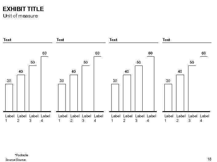 EXHIBIT TITLE Unit of measure Text Label 1 2 3 4 *Footnote Source: Source