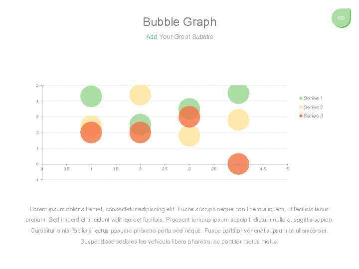 Bubble Graph 100 Add Your Great Subtitle 5 Series 1 4 Series 2 Series