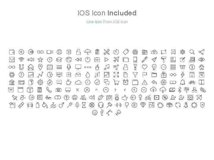 IOS Icon Included Line Icon From i. OS Icon 