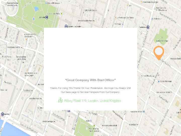 “Great Company With Best Officer” Thanks For Using This Theme On Your Presentation. We