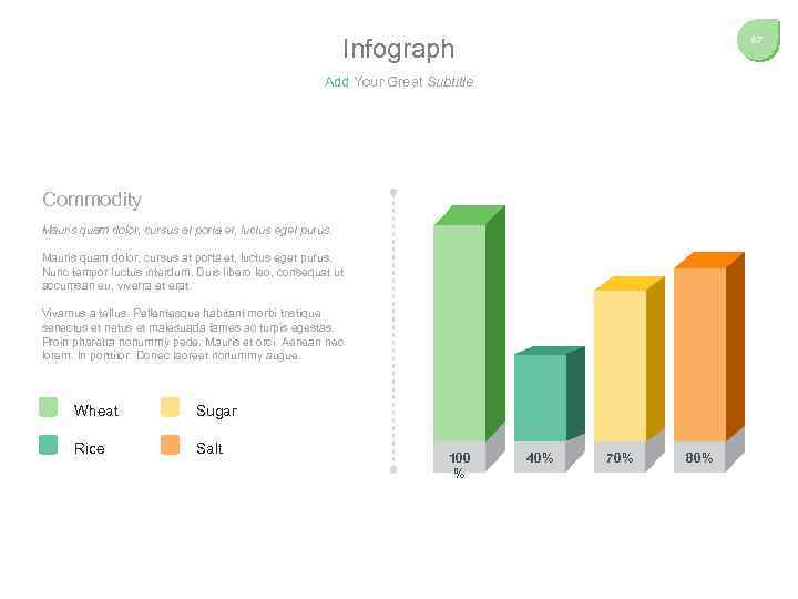 Infograph 67 Add Your Great Subtitle Commodity Mauris quam dolor, cursus at porta et,