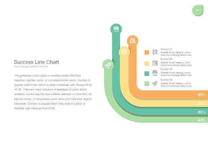 76 Content 01 Suitable for all category, Lorem Ipsum is not simply random text.