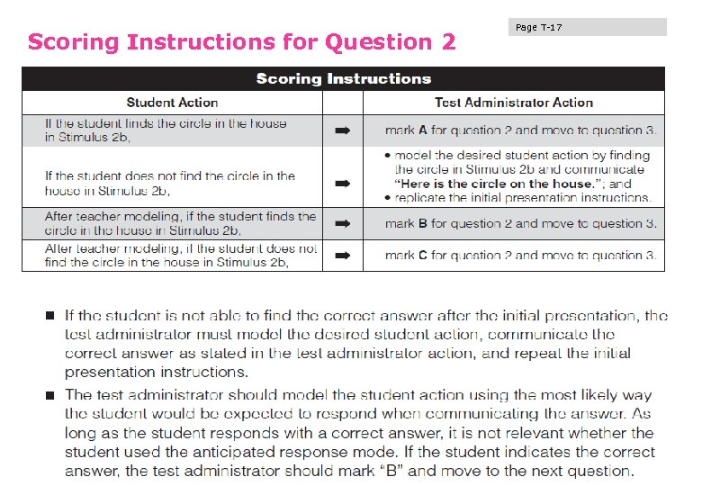 Scoring Instructions for Question 2 47 DRAFT Texas Education Agency - Student Assessment Division