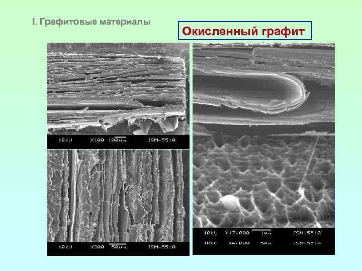 I. Графитовые материалы Окисленный графит 