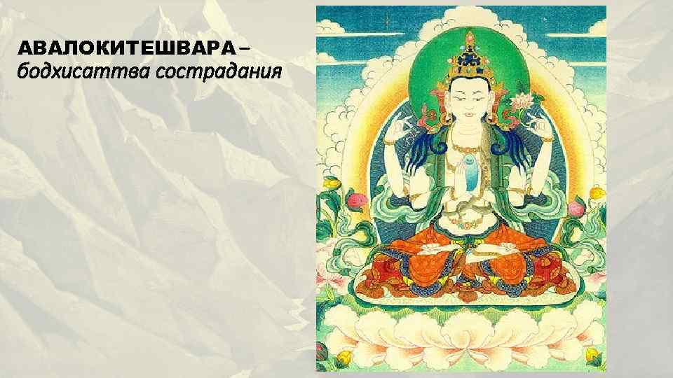 АВАЛОКИТЕШВАРА – бодхисаттва сострадания 