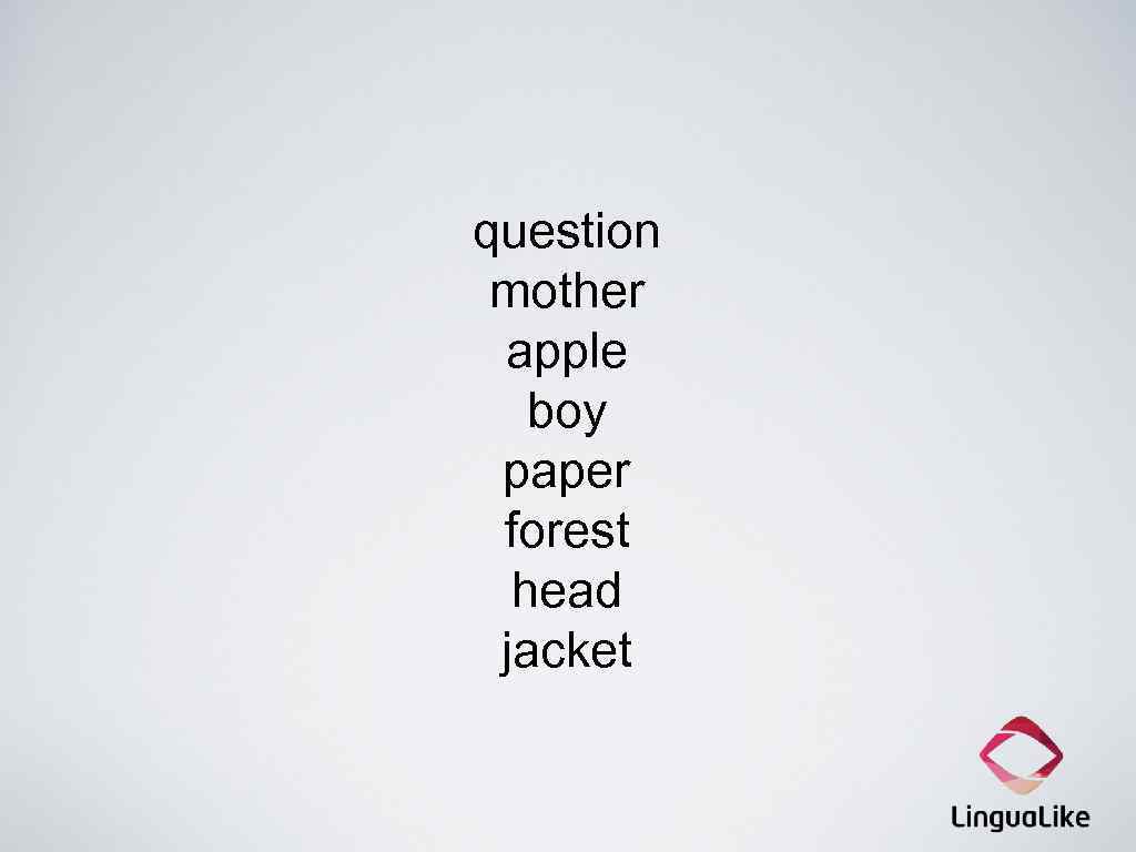 question mother apple boy paper forest head jacket 