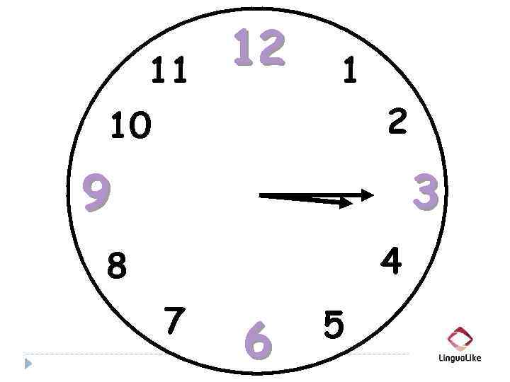 11 12 1 10 2 9 3 4 8 7 6 5 