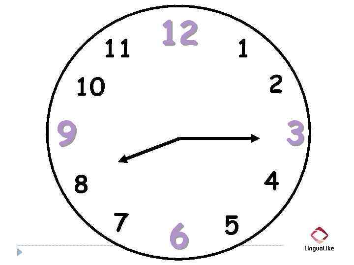 11 12 1 10 2 9 3 4 8 7 6 5 