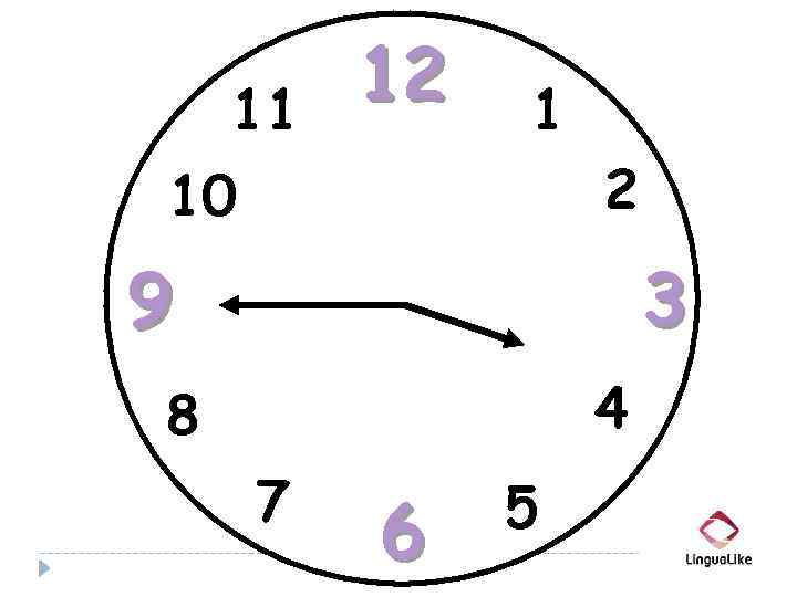 11 12 1 10 2 9 3 4 8 7 6 5 