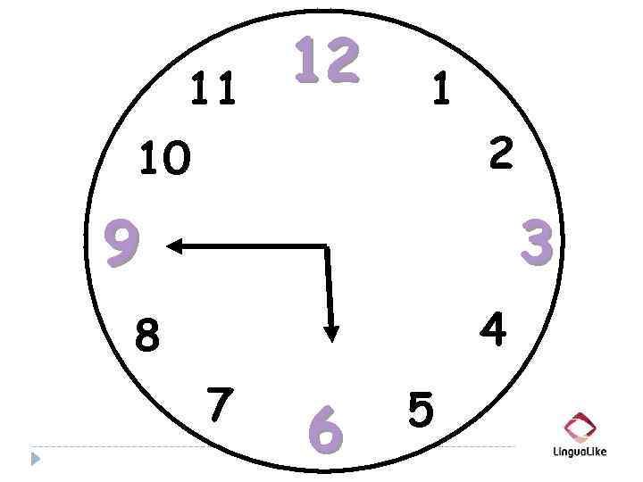 11 12 1 10 2 9 3 4 8 7 6 5 