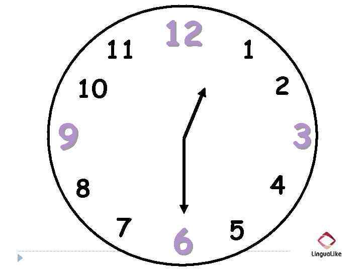 11 12 1 10 2 9 3 4 8 7 6 5 