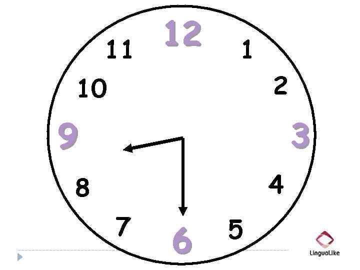 11 12 1 10 2 9 3 4 8 7 6 5 