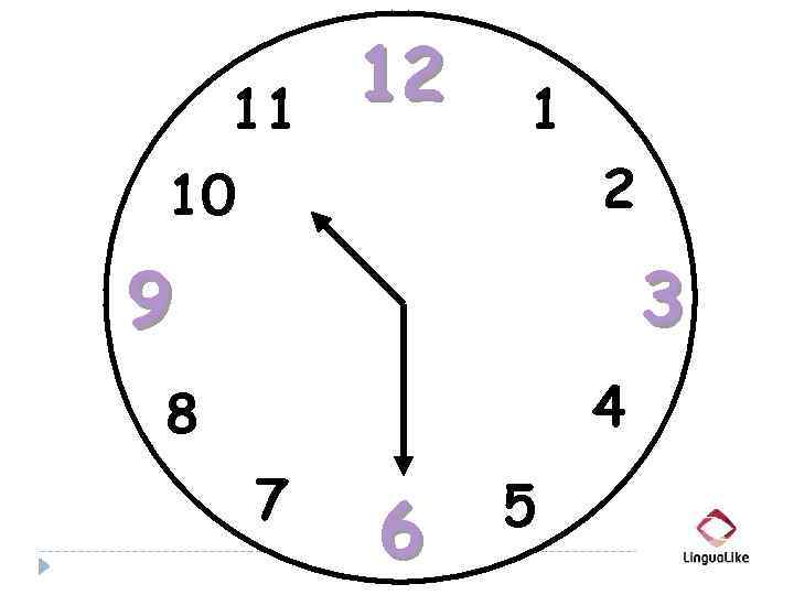 11 12 1 10 2 9 3 4 8 7 6 5 