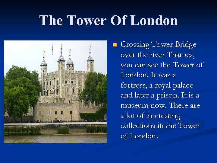 The Tower Of London n Crossing Tower Bridge over the river Thames, you can
