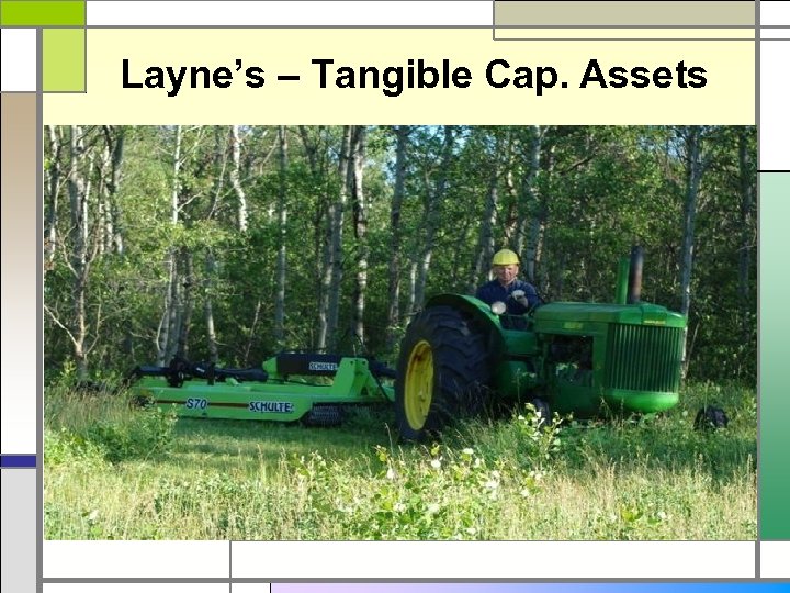 Layne’s – Tangible Cap. Assets 