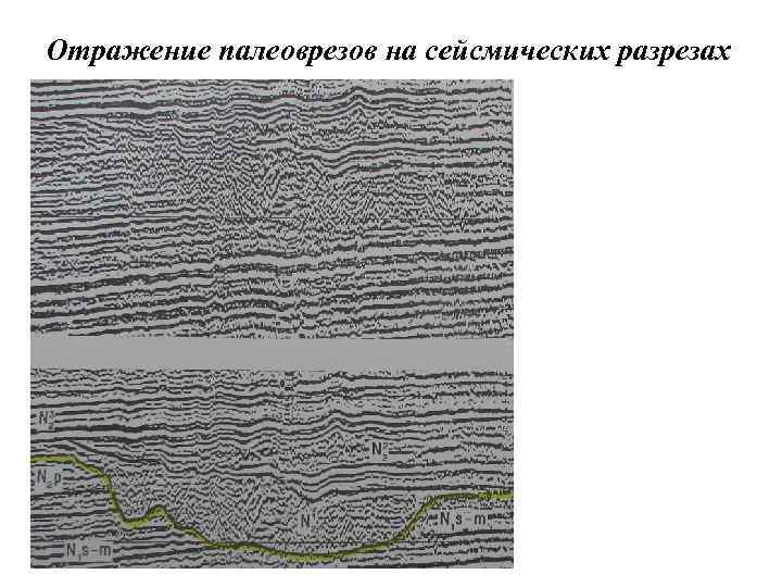 Отражение палеоврезов на сейсмических разрезах 