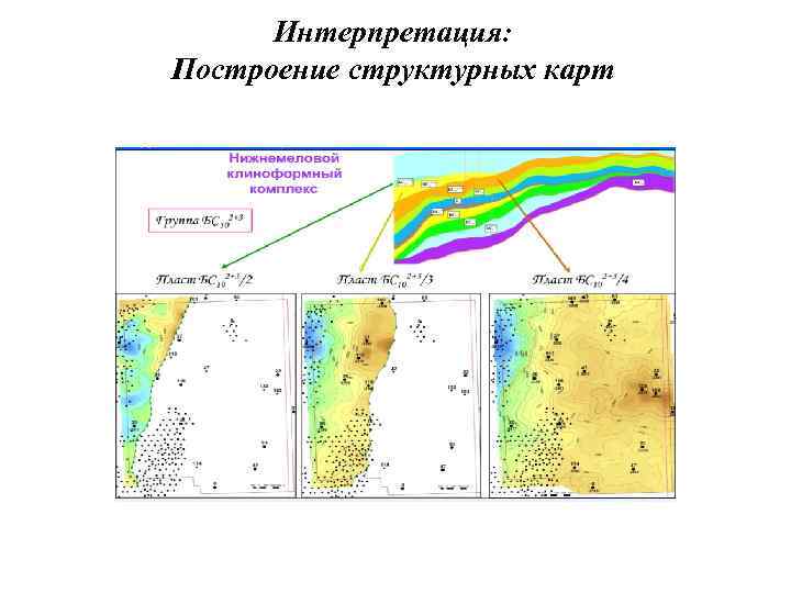Интерпретация: Построение структурных карт 