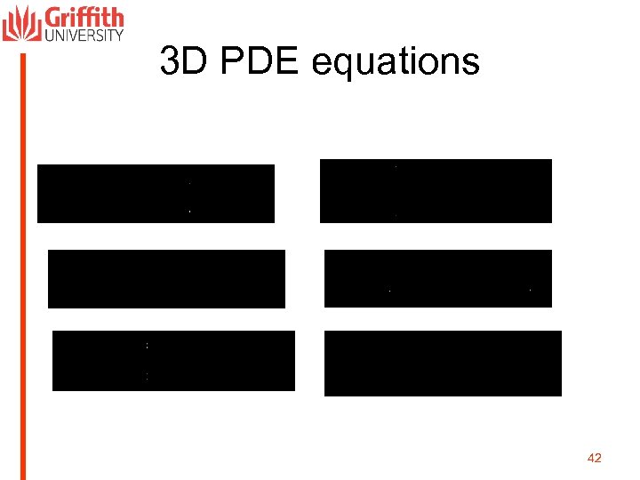 3 D PDE equations 42 