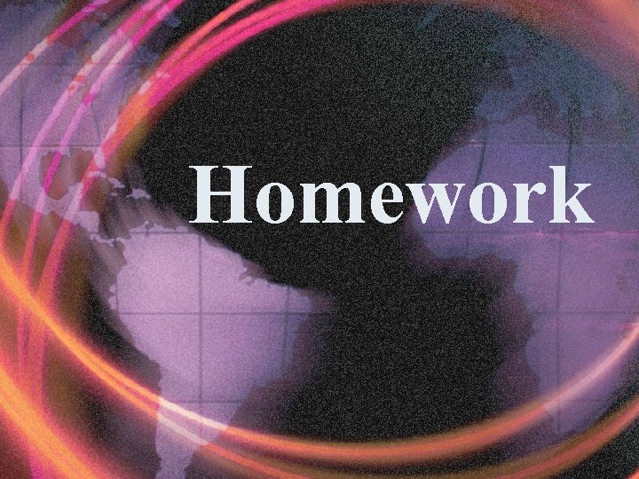 Homework 