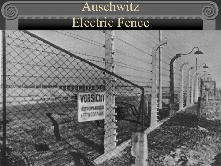 Auschwitz Electric Fence 