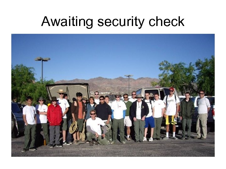 Awaiting security check 