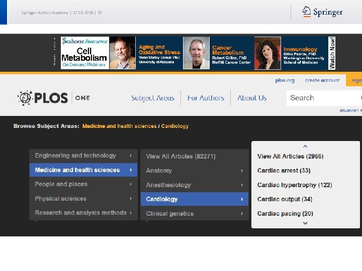 Springer Author Academy | 17. 03. 2018 | 20 