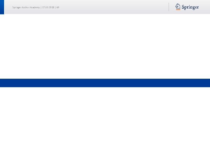 Springer Author Academy | 17. 03. 2018 | 64 Типы публикаций: рекомендации по объему