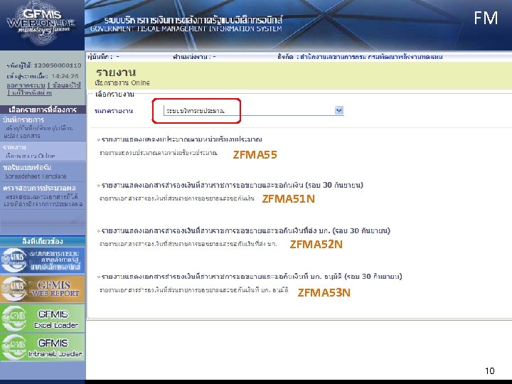 FM ZFMA 55 ZFMA 51 N ZFMA 52 N ZFMA 53 N 10 