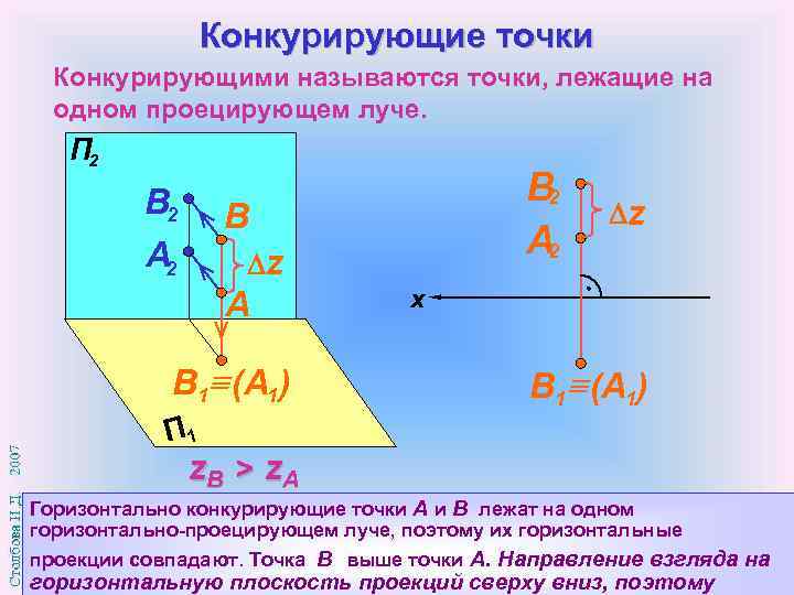 Перечертите или перенесите на кальку рисунок 97 постройте недостающие проекции точек и обозначьте их