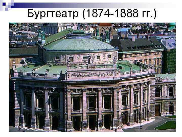 Бургтеатр (1874 -1888 гг. ) 
