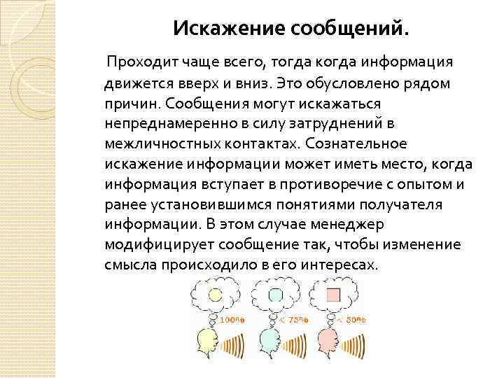 Чаще всего проходит. Искажение информации. Закон искажения информации. Искажение сообщений. Почему искажается информация.