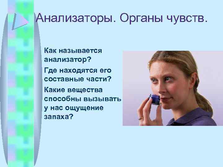 Анализаторы. Органы чувств. Как называется анализатор? Где находятся его составные части? Какие вещества способны