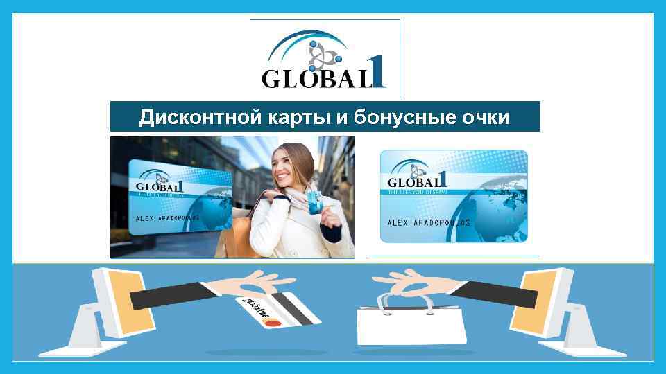 Дисконтной карты и бонусные очки 