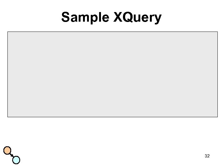 Sample XQuery 32 