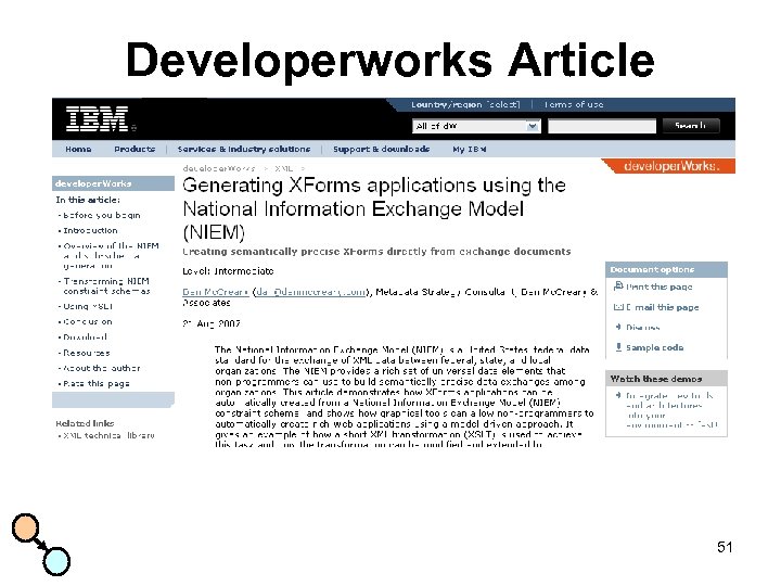 Developerworks Article 51 