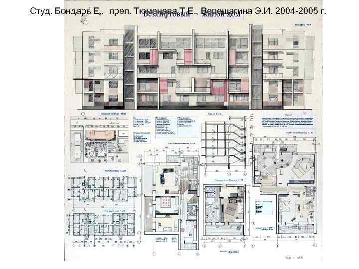 Студ. Бондарь Е. , преп. Тюменева Т. Е. , Верещагина Э. И. 2004 -2005