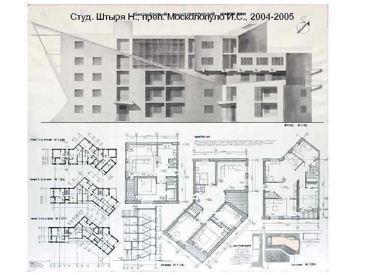 Студ. Штыря Н. , преп. Москолопуло И. С. , 2004 -2005 